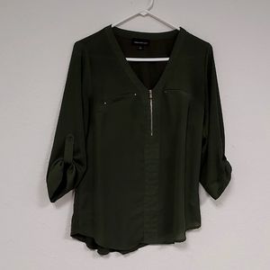 3/4 sleeve Fortune+Ivy blouse